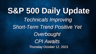 S&P 500 Daily Market Update for Thursday October 12, 2023