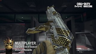 Warzone & MWII Ranked Level 250 Season 5 Ranked Animated Reward Camo