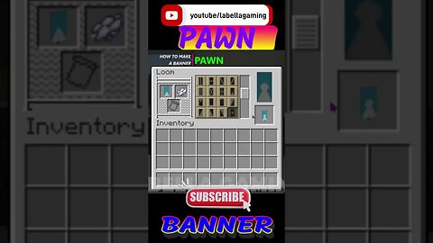 Pawn Chess Piece Banner | Minecraft