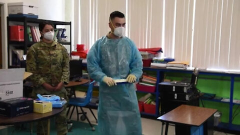 AZNG conducts COVID-19 rapid testing training at Tucson schools