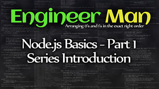 Series Introduction - Node.js Basics Part 1