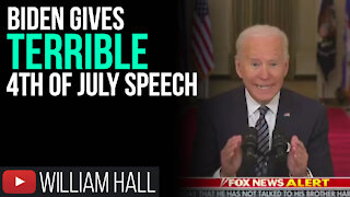 Biden Gives TERRIBLE 4th Of July Speech