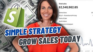 How To Make Money With Shopify: Simple Strategy To Grow Shopify Sales