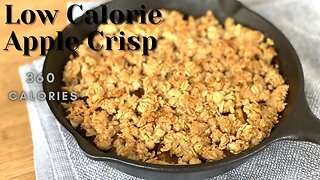 Low Sugar Apple Crisp - Healthy Apple Crumble Option | Low Calorie Desserts