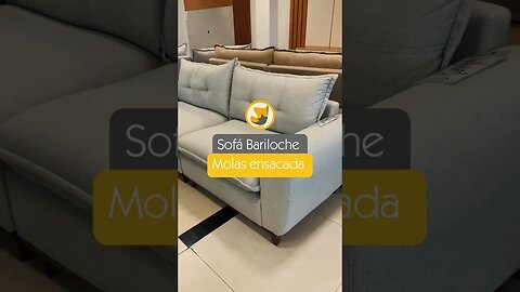 Sofá Bariloche vai agregar muito mais conforto e modernidade a sua sala de estar!