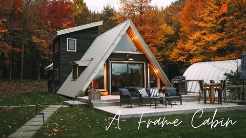 A - frame Cabin at Harvest Moon Acres - Tiny House Tours - Airbnb