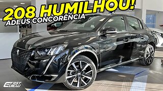 NOVO PEUGEOT 208 STYLE 2024 COM MOTOR TURBO, PREÇO BAIXO E TETO SOLAR VAI MATAR POLO, ONIX E HB20?