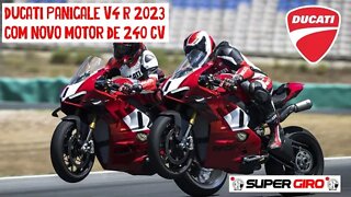 Ducati Panigale V4 R 2023 chega com motor com mais de 240 CV #CANALSUPERGIRO