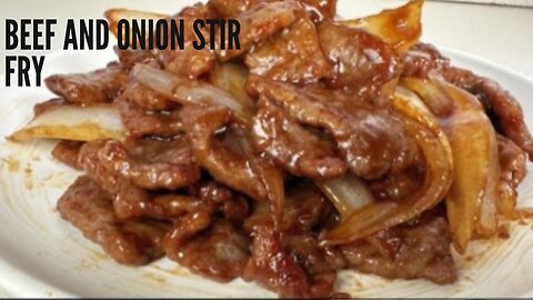 Oyster Sauce Beef and Onion Stir-Fry How to Make Tender and Juicy Beef