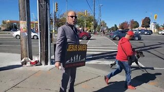 ANTI-ABORTION PROTEST STREET PREACHING