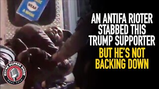 ANTIFA Member Stabs Black Trump Supporter
