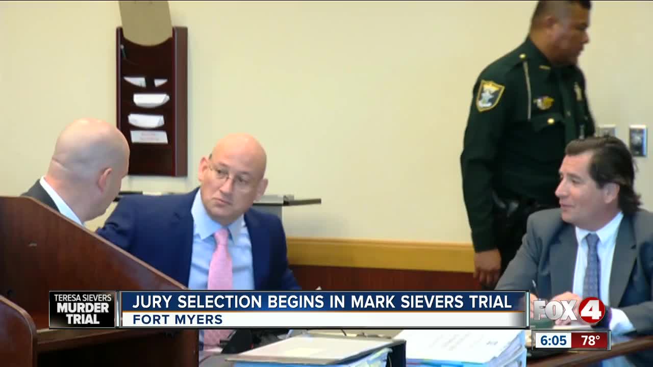 Day 1: Jury selection begins for Mark Sievers trial