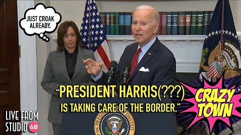 Joe Biden Calls Kamala Harris President AGAIN (Crazy Town)