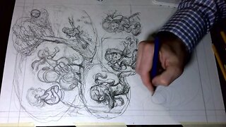 Art Timelapse: Penciling Page 130