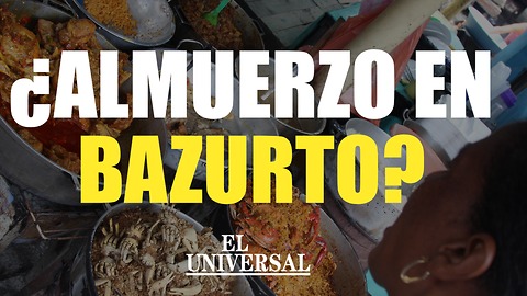 Así se vive la comida típica en Bazurto