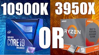Intel i9 10900K Or AMD Ryzen 3950X Which CPU Would I Choose?