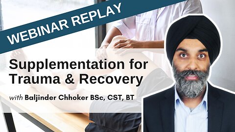 Use of Supplementation for Trauma & Sports Injury Recovery | Webinar Apr 29 2020