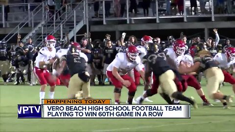 Vero Beach High School football team seeks 60th straight regular season win