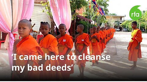 200 young people ordained as monks in Cambodia | Radio Free Asia (RFA)