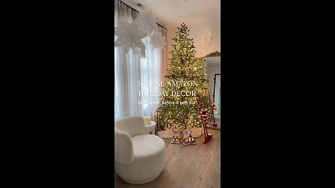 If this is your holiday decor vibes | All products link in description | Christmas decor