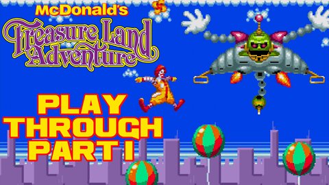 🎮👾🕹 McDonald's Treasure Land Adventure - Part 1 - Sega Genesis Playthrough 🕹👾🎮 😎Benjamillion