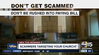Are scammers targeting your church?