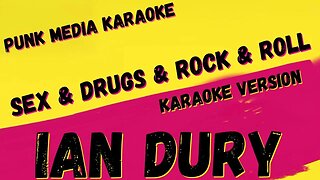 IAN DURY ✴ SEX & DRUGS & ROCK & ROLL ✴ KARAOKE INSTRUMENTAL ✴ PMK