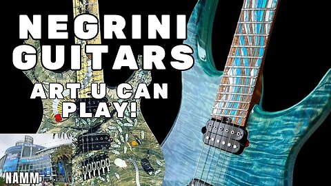 Giulio Negrini Guitars Namm 2023 Boutique Guitar Showcase Bugs n Waves
