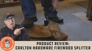 Product Review - Carlton Hardware Firewood Splitter