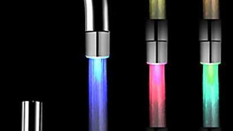 Varicoloured LED Light Water Shower Faucet