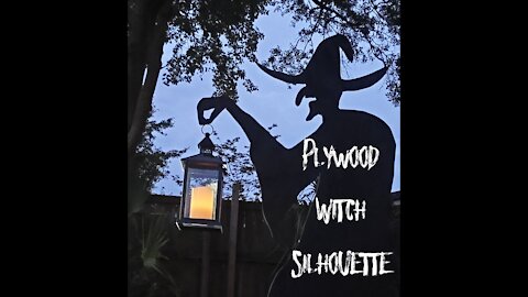 Plywood Witch Silhouette's