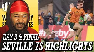 SEVILLE SEVENS MENS HIGHLIGHTS - SEMI-FINAL & FINALS | REACTION!!!