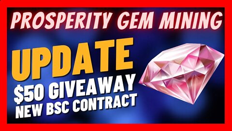 Prosperity Gem Mining BSC Contract Review 💥 $50 USDT Giveaway 📣 Who is the Winner? 🚀 Up to 2% Daily