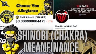 Shinobi (CHAKRA) current value $0.000000004474 & meanfi $ ????