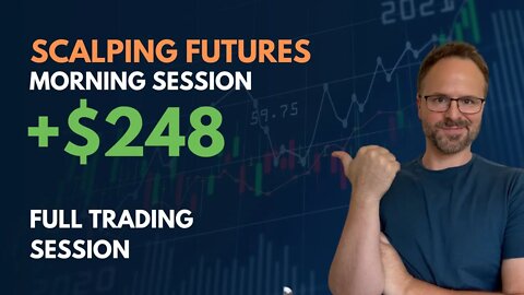 WATCH ME TRADE (Full Session) | +$248 WIN | DAY TRADING Nasdaq Futures Trading Scalping Day Trading