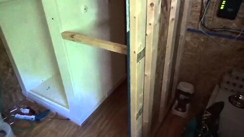 Framing In The Tiny House Bathroom Sink