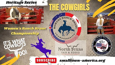 The Most Intense Ride: Highlights from Women's Ranch Bronc Riding from North Texas Fair and Rodeo