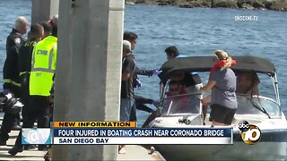 Boats crash near Coronado Bridge causing injuries
