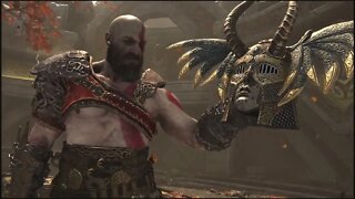 First Valkyrie Gunnr, Boss Fight Gameplay | PS5, PS4 | God of War (2018) 4K Clips