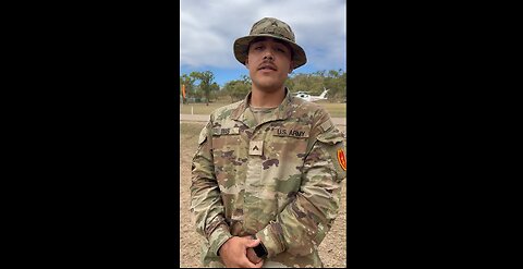 U.S. Army Cpl. Adriano Dias shares experience as part of Talisman Sabre 23