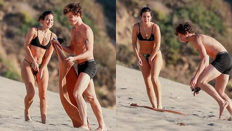 Shawn Mendes and New Flame Charlie Travers Heat Up Beach Date in Sizzling Underwear Striptease!