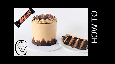Scratch Chocolate Cake Mars Bar Condensed Milk Buttercream Chocolate Pudding Filling