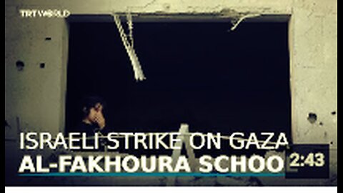 Israeli army strikes Al Fakhoura school in Jabalia refugee camp
