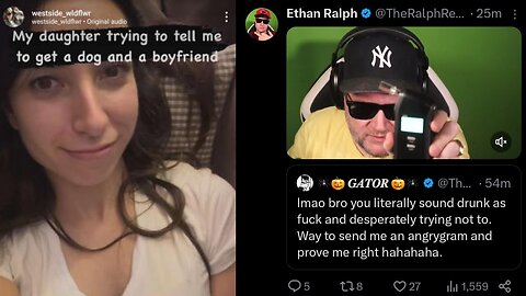 Ethan Ralph's Wife Is Looking For A Boyfriend 7 So He Takes It Out On Gator