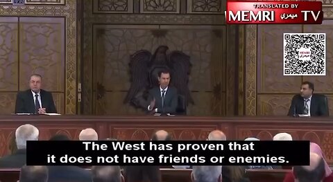 Assad on the Principles of the West