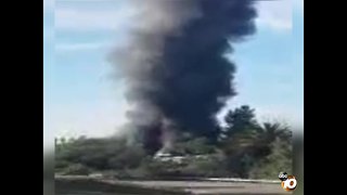 Video shows Vista house fire