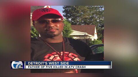 Father of 5 dies after ATV he was riding crashes into building in Detroit