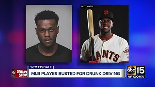 San Francisco Giants player busted for drunk driving