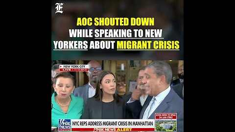 AOC shouted down by protesters in New York as migrant crisis worsens