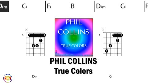 Phil Collins True Colors - FCN Guitar Chords & Lyrics HD